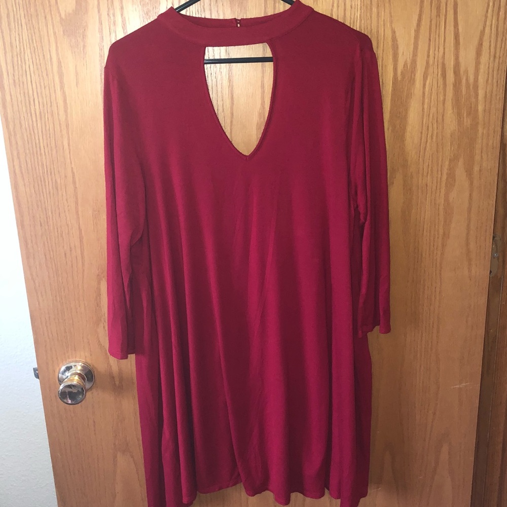 Keyhole Swing Dress